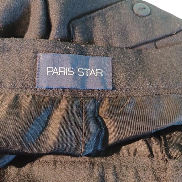 Black Wool Blend Pants size 16 - lined 4602 - Picture 5 of 7